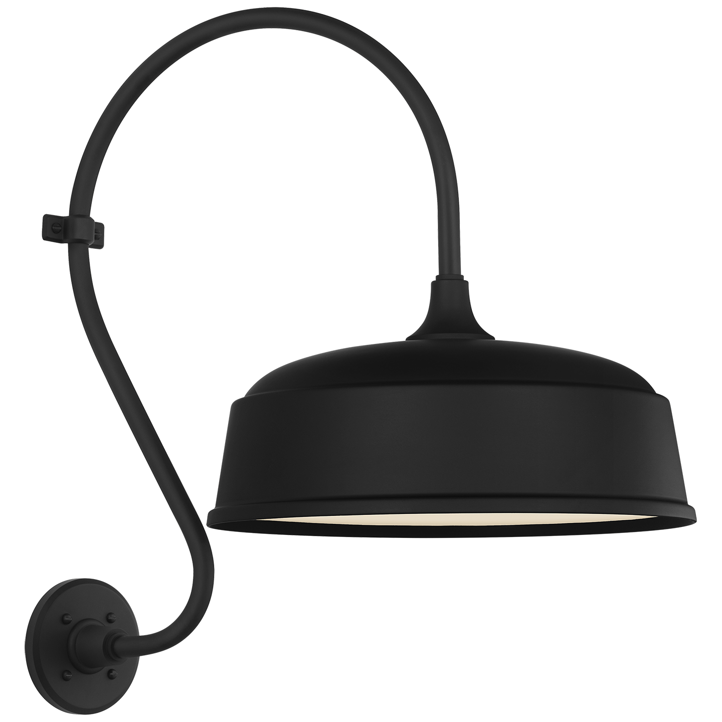 Academy 15" Larrabee Barn Light | Matte Black | 16 | 16" Matte Black Rockhouse Shade