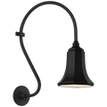Academy 15" Larrabee Barn Light | Matte Black | 7.5 | 7.5" Matte Black Savannah Shade