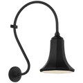 Academy 15" Larrabee Barn Light | Matte Black | 9.25 | 9.25" Matte Black Savannah Shade