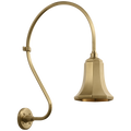 Academy 18" Larrabee Barn Light | Hand-Rubbed Antique Brass | 7.5 | 7.5" Hand-Rubbed Antique Brass Savannah Shade