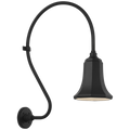 Academy 18" Larrabee Barn Light | Matte Black | 7.5 | 7.5" Matte Black Savannah Shade