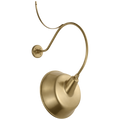 Academy 26.5" Anchored Larrabee Barn Light | Hand-Rubbed Antique Brass | 16 | 16" Hand-Rubbed Antique Brass Tilted Bowers Shade