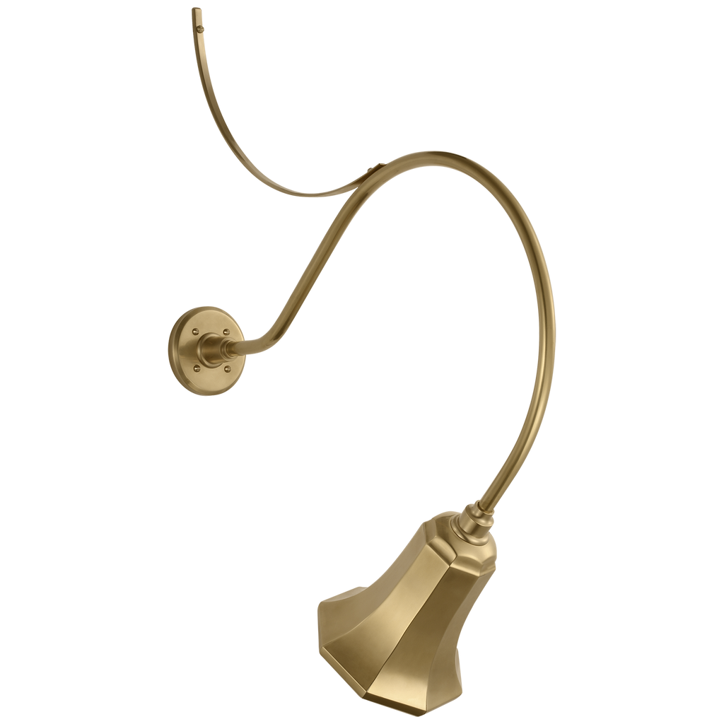 Academy 26.5" Anchored Larrabee Barn Light | Hand-Rubbed Antique Brass | 7.5 | 7.5" Hand-Rubbed Antique Brass Savannah Shade