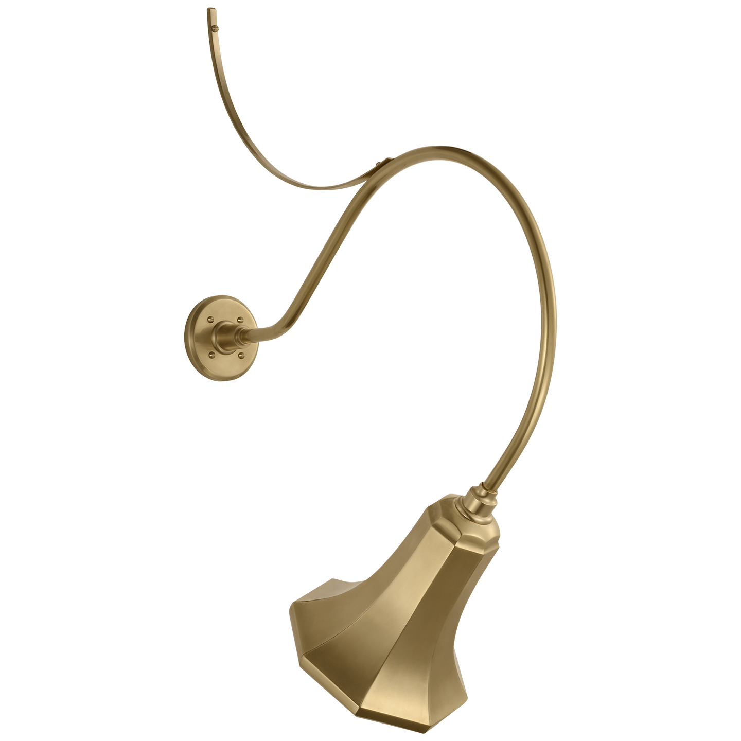 Academy 26.5" Anchored Larrabee Barn Light | Hand-Rubbed Antique Brass | 9.25 | 9.25" Hand-Rubbed Antique Brass Savannah Shade