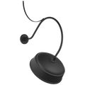 Academy 26.5" Anchored Larrabee Barn Light | Matte Black | 16 | 16" Matte Black Rockhouse Shade