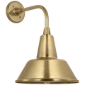 Academy 11" Rex Barn Light | Hand-Rubbed Antique Brass | 12.5 | 12.5" Hand-Rubbed Antique Brass Bowers Shade