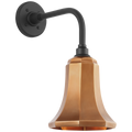 Academy 11" Rex Barn Light | Matte Black | 7.5 | 7.5" Soft Copper Savannah Shade