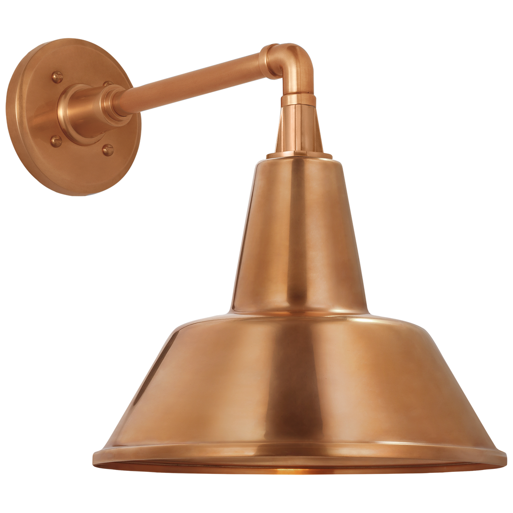 Academy 11" Mack Barn Light | Soft Copper | 12.5 | 12.5" Soft Copper Bowers Shade