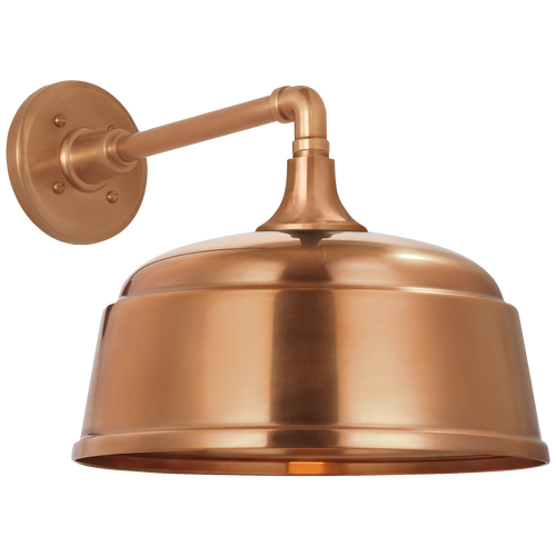 Academy 11" Mack Barn Light | Soft Copper | 12.5 | 12.5" Soft Copper Rockhouse Shade