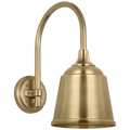 Academy 11" Arched Mack Barn Light | Hand-Rubbed Antique Brass | 8 | 8" Hand-Rubbed Antique Brass Rockhouse Shade