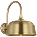 Academy 11" Arched Mack Barn Light | Hand-Rubbed Antique Brass | 12.5 | 12.5" Hand-Rubbed Antique Brass Rockhouse Shade
