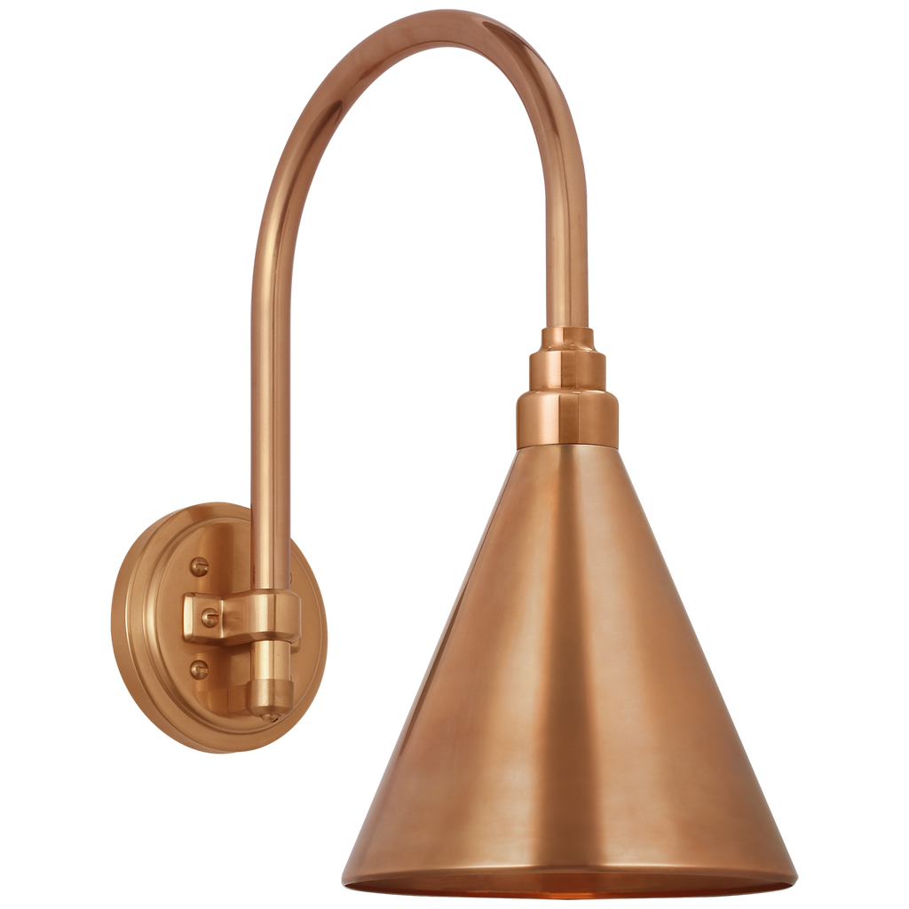 Academy 11" Arched Mack Barn Light | Soft Copper | 9\