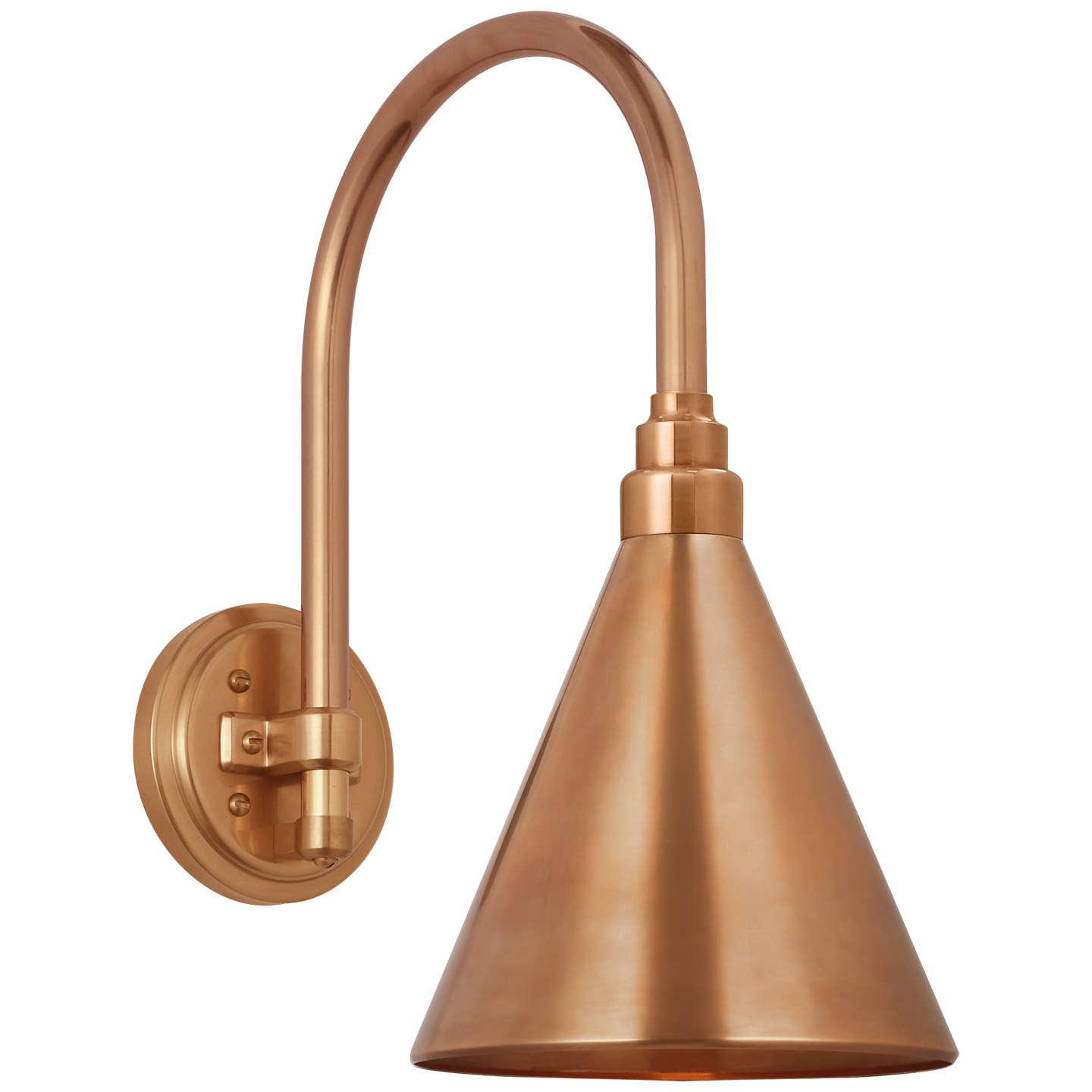 Academy 11" Arched Mack Barn Light | Soft Copper | 9\