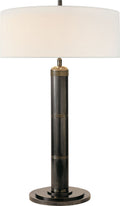 Longacre Tall Table Lamp | Bronze | Linen Shade