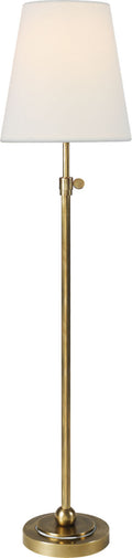 Bryant Table Lamp | Hand-Rubbed Antique Brass | Linen Shade