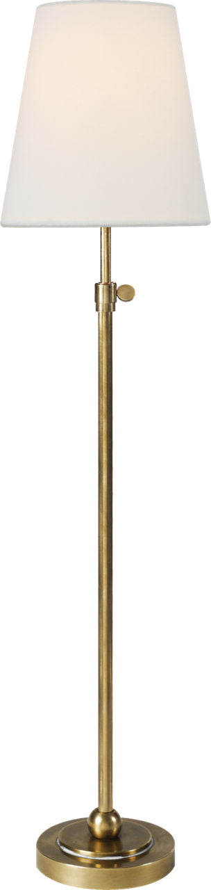 Bryant Table Lamp | Hand-Rubbed Antique Brass | Linen Shade
