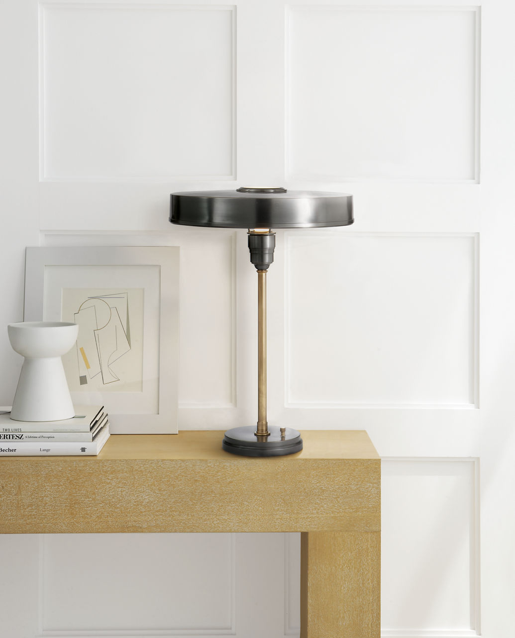 Carlo Table Lamp | Bronze and Hand-Rubbed Antique Brass