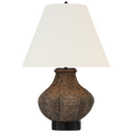 Tahiti 25" Table Lamp | Smoke | Linen Shade