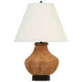 Tahiti 25" Table Lamp | Toast | Linen Shade