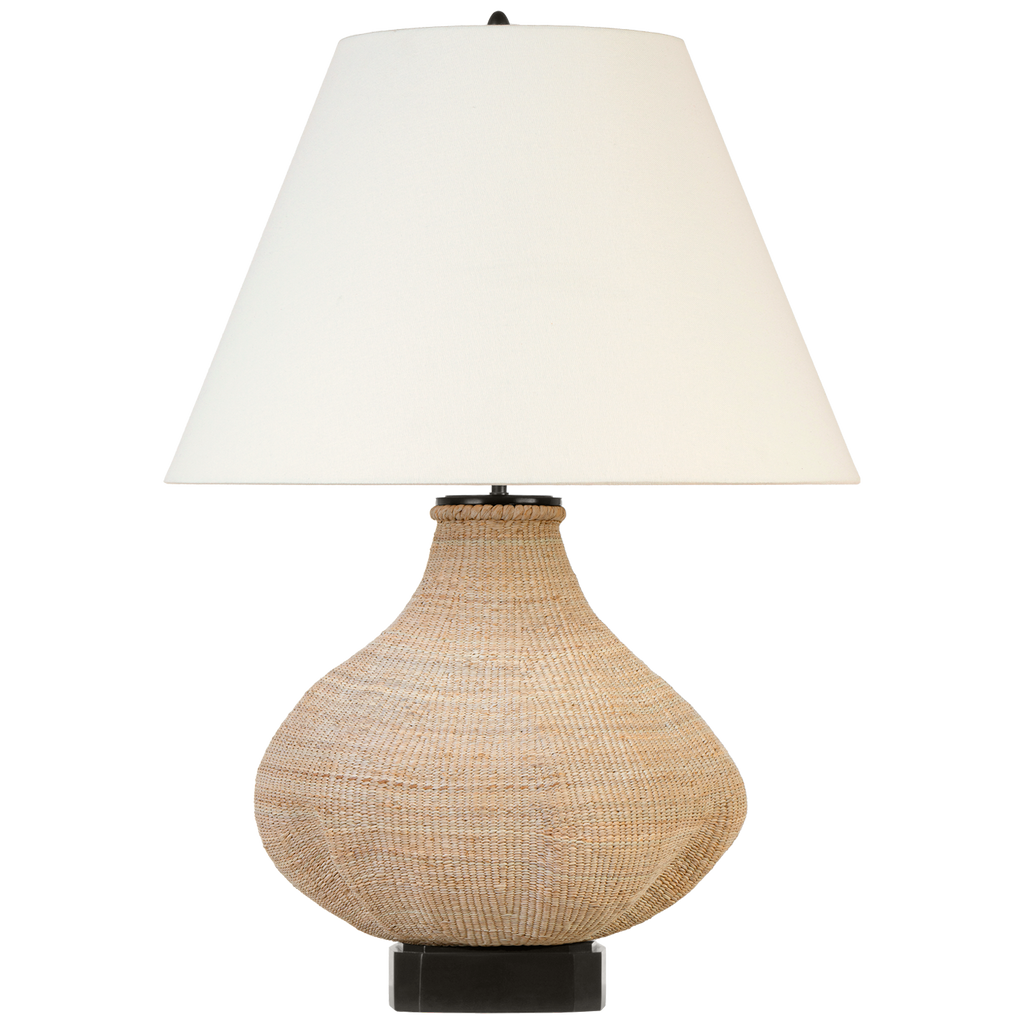 Tahiti 32" Table Lamp | Ash | Linen Shade