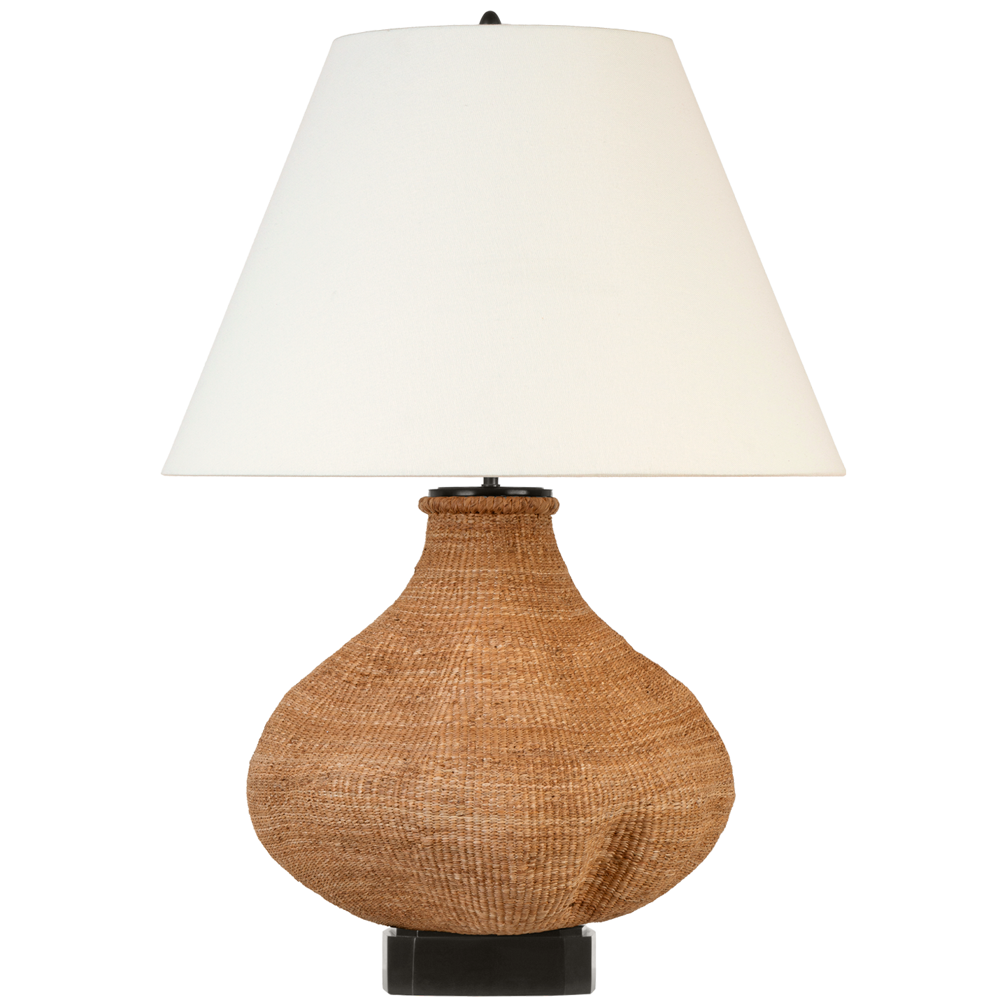 Tahiti 32" Table Lamp | Toast | Linen Shade
