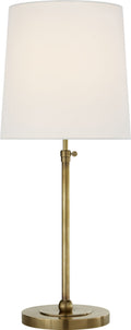 Bryant Large Table Lamp | Hand-Rubbed Antique Brass | Linen Shade