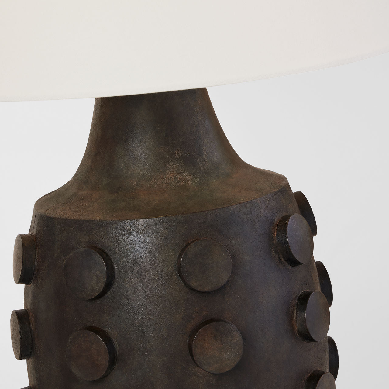 Orly Large Table Lamp | Garden Bronze | Linen Shade
