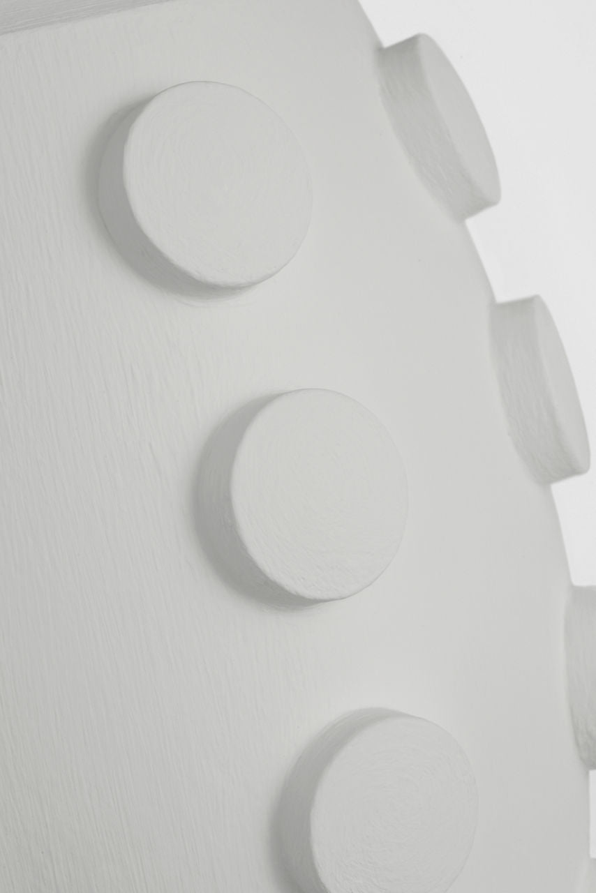Orly Large Table Lamp | Plaster White | Linen Shade