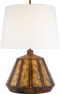 Frey Medium Table Lamp | Antique Gild | Linen Shade