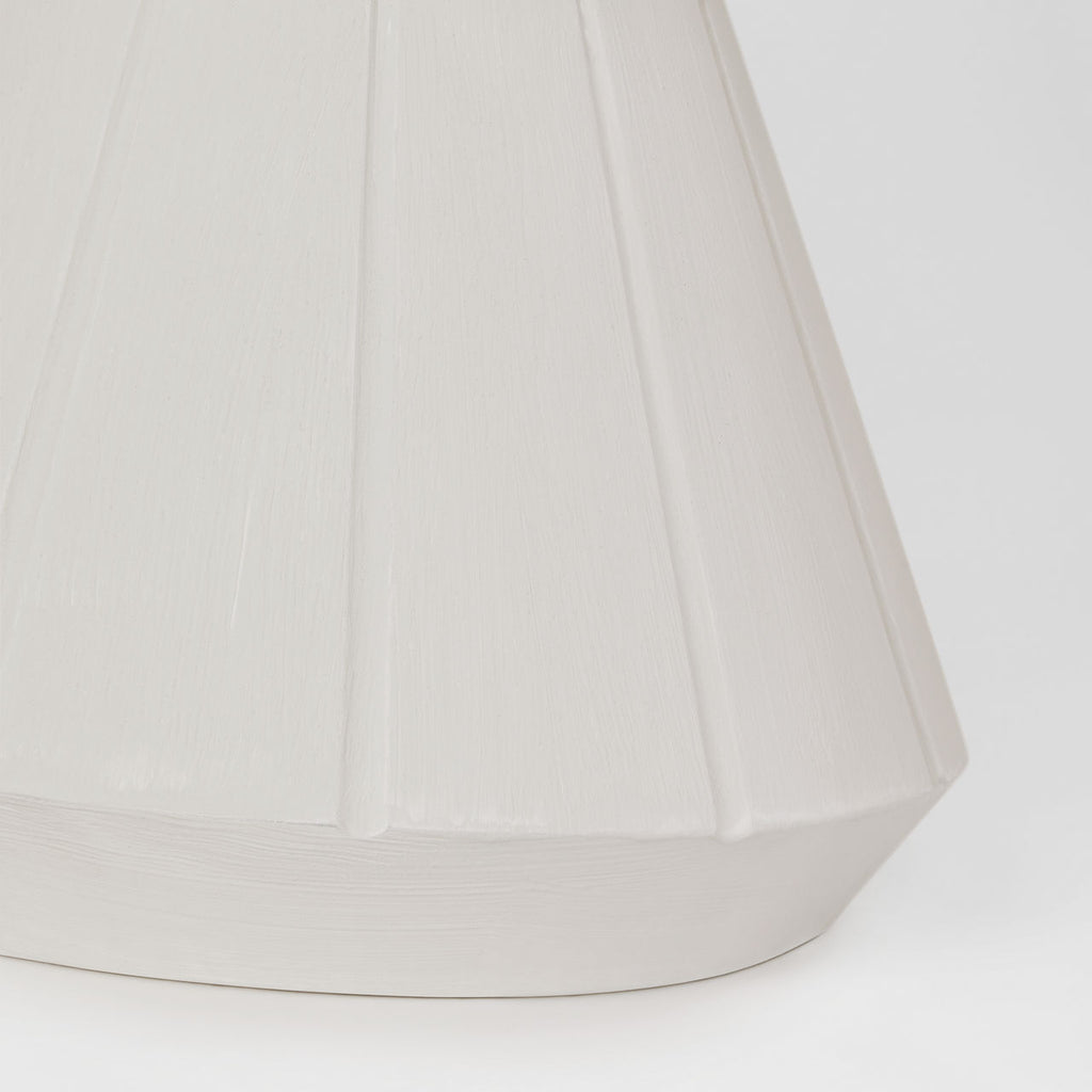 Frey Medium Table Lamp | Plaster White | Linen Shade