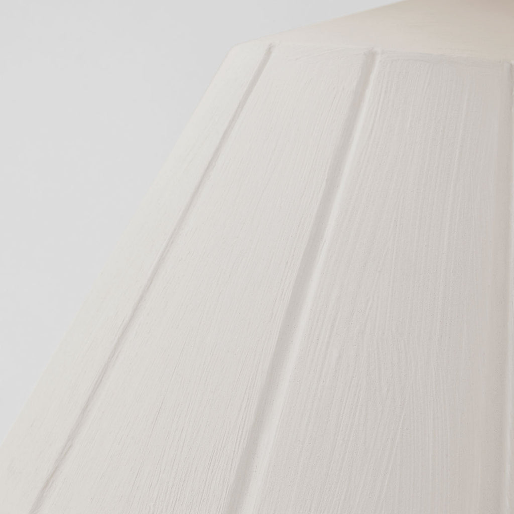 Frey Medium Table Lamp | Plaster White | Linen Shade