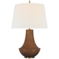 Kefi 25" Table Lamp | Natural Terracotta | Linen Shade