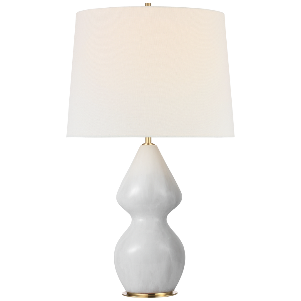 Noppon 30" Table Lamp | Veiled White | Linen Shade