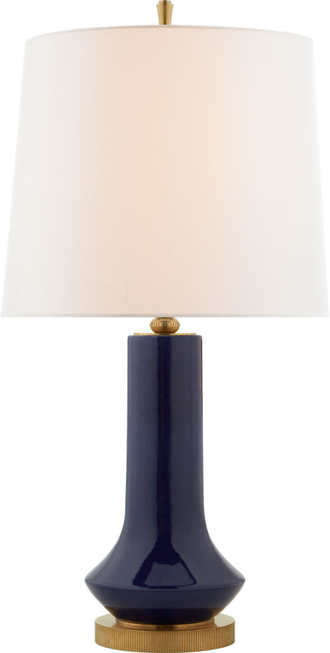 Luisa Large Table Lamp | Denim | Linen Shade
