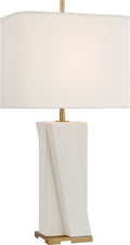 Niki Medium Table Lamp | Ivory | Linen Shade