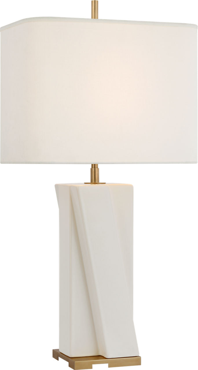 Niki Medium Table Lamp | Ivory | Linen Shade
