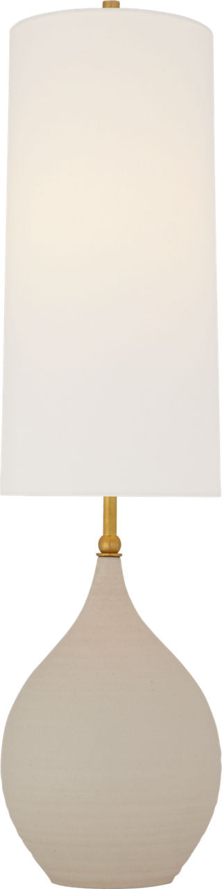Loren Large Table Lamp | Natural Shell | Linen Shade