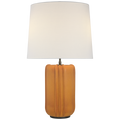 Minx Large Table Lamp | Burnt Sienna | Linen Shade