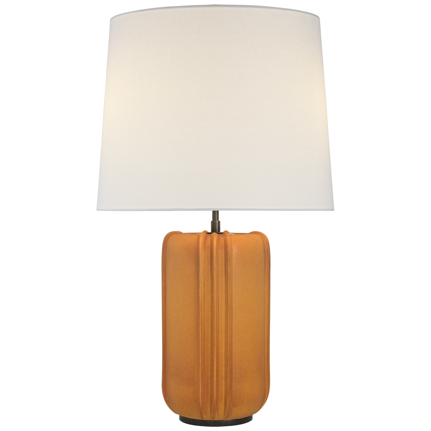 Minx Large Table Lamp | Burnt Sienna | Linen Shade