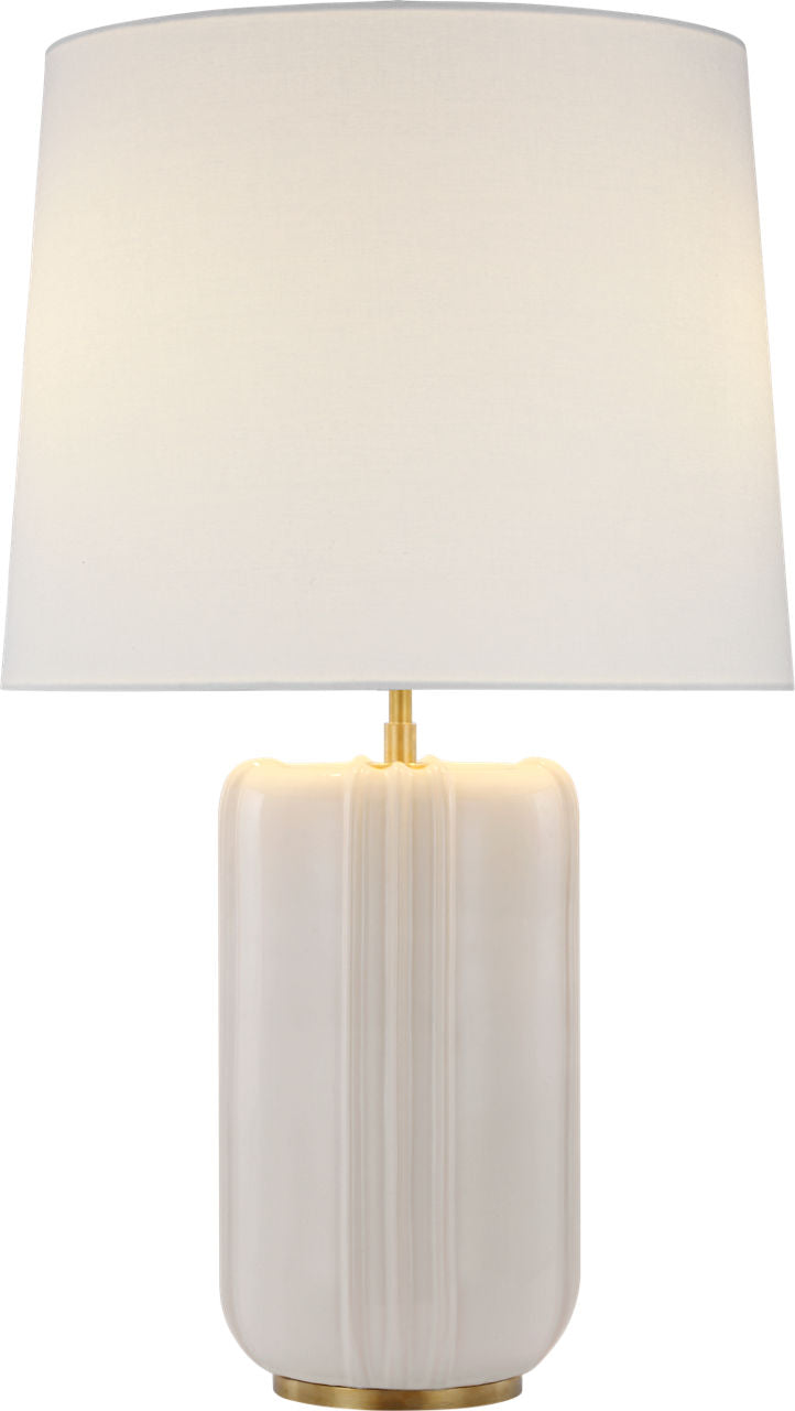 Minx Large Table Lamp | Ivory | Linen Shade