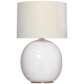 Sao Paulo 29" Table Lamp | Crackled Ivory | Linen Shade