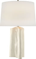 Sierra Buffet Lamp | Plaster White | Linen Shade