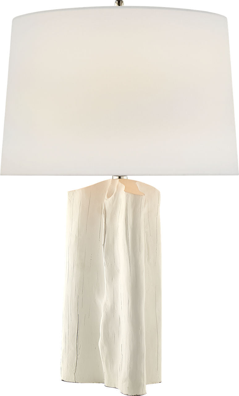 Sierra Buffet Lamp | Plaster White | Linen Shade