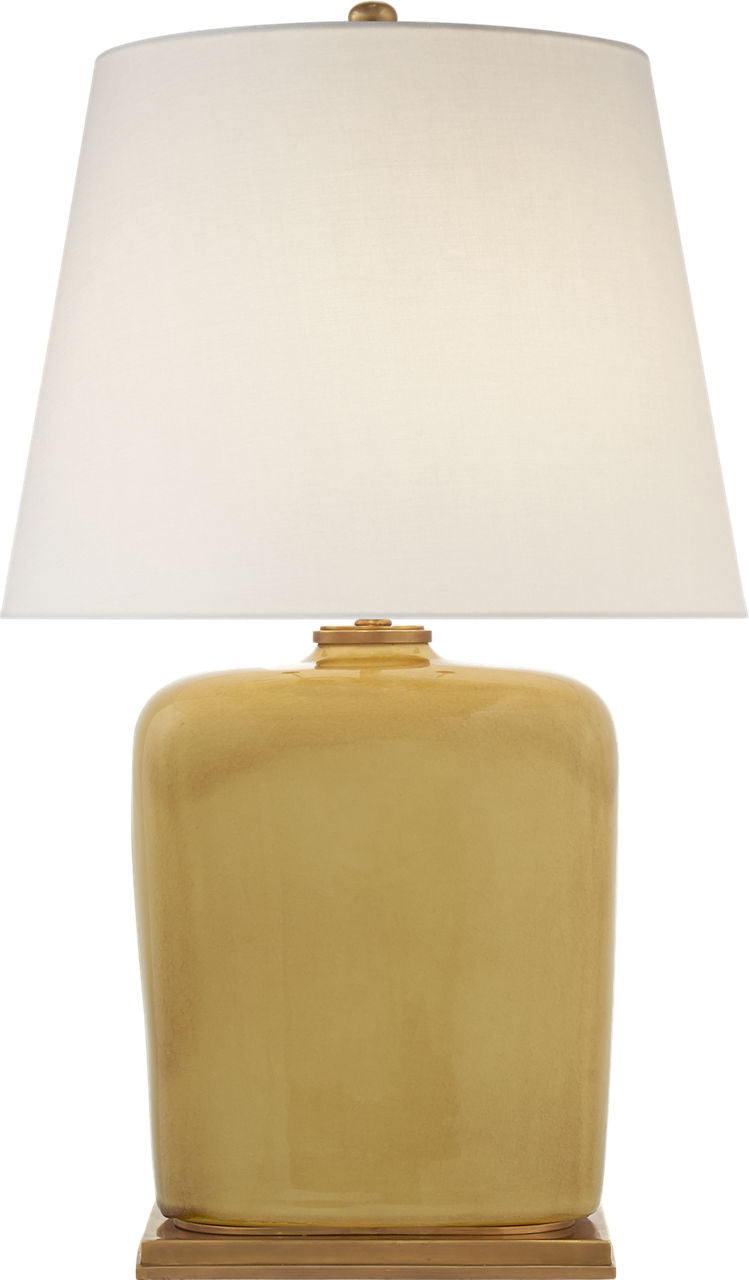 Mimi Table Lamp | Light Honey | Linen Shade