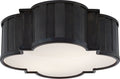 Tilden Large Flush Mount | Bronze | White Glass