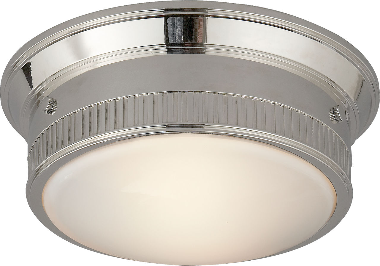 Calliope Marine Flush Mount | Polished Nickel