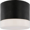 Ace 7" Flush Mount | Bronze | White Glass