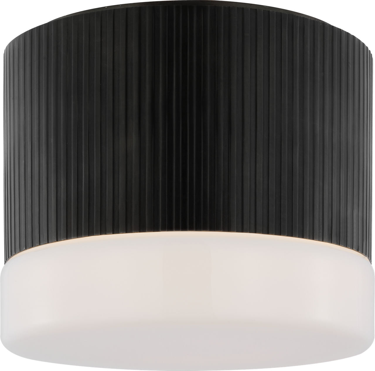 Ace 7" Flush Mount | Bronze | White Glass