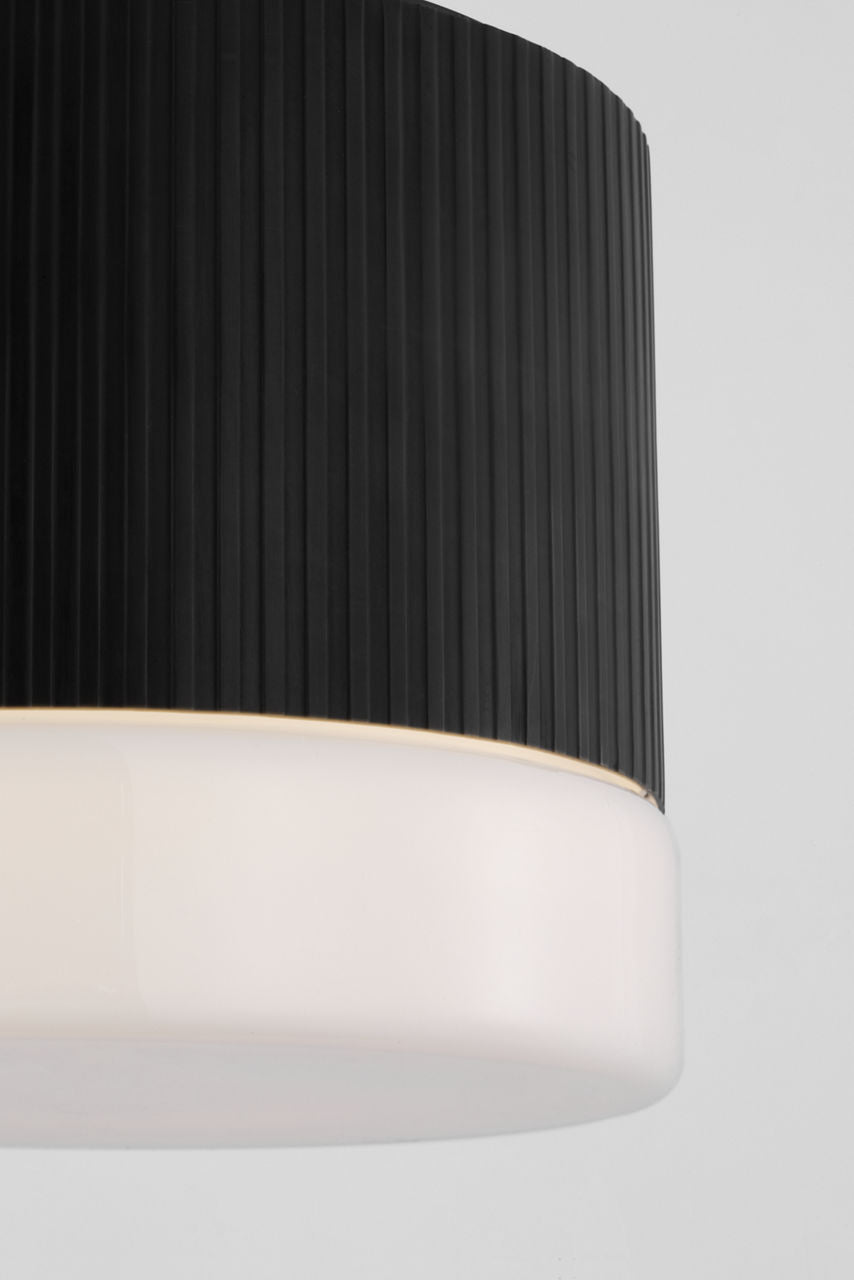 Ace 7" Flush Mount | Bronze | White Glass