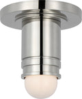 Top Hat Mini Monopoint Flush Mount | Polished Nickel